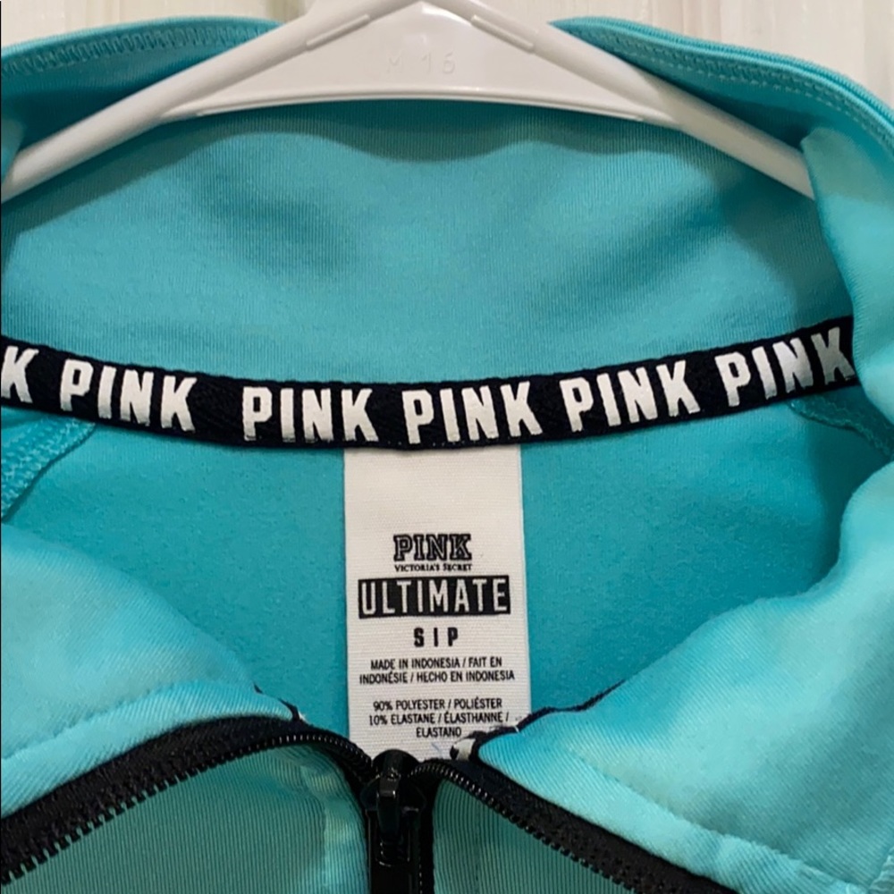 Pink zip up pullover - Picture 2 of 4